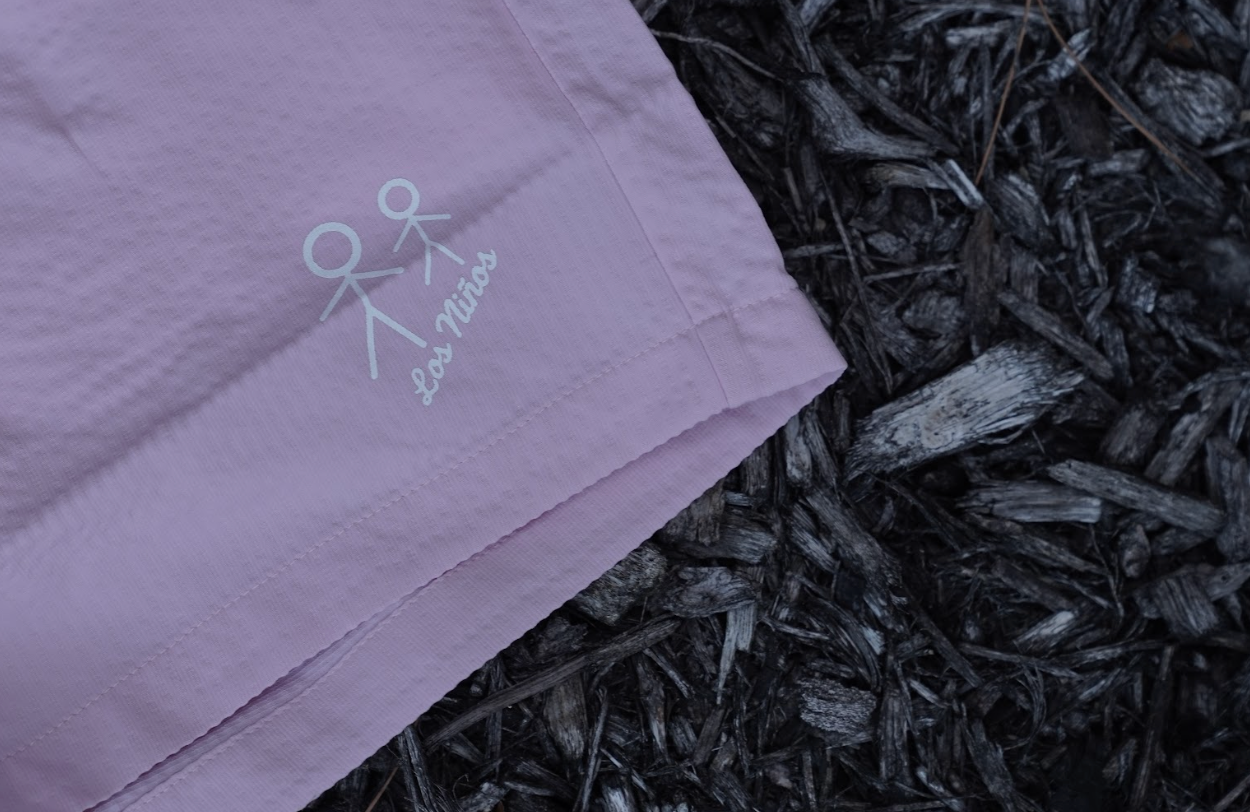 Pink Horizon Mid-Length Swim shorts