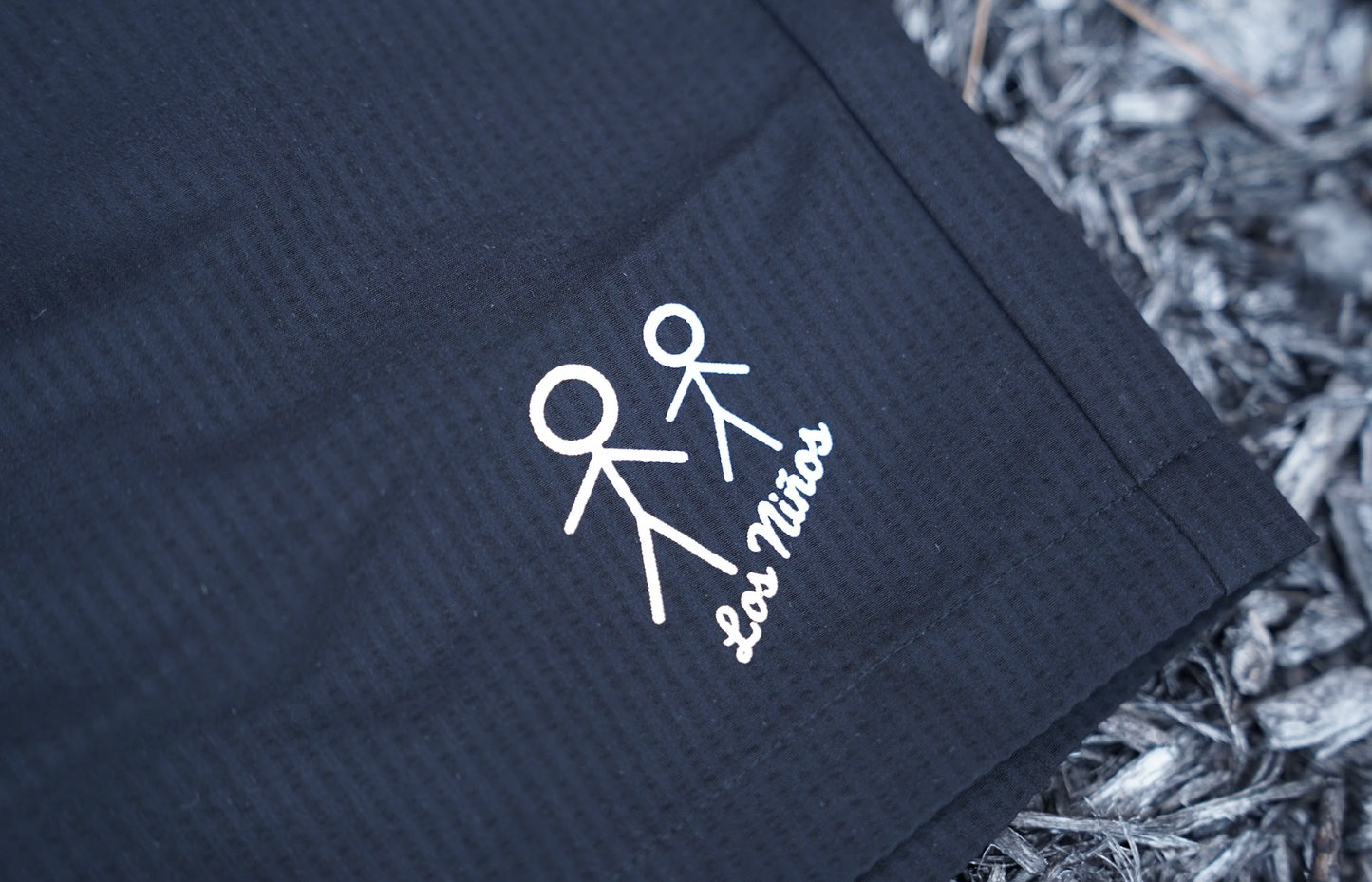 Midnight Black Mid-Length Swimshorts