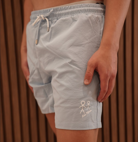 Marine Blue Mid-Length Swim shorts